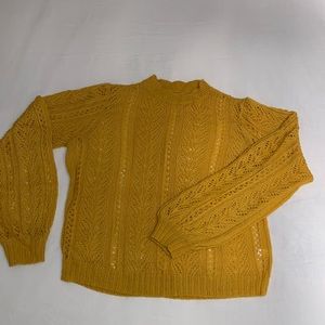 LC Lauren Conrad Decorative Weave Sweater